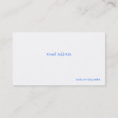 Niedlicher Gummi duckt kundenspezifische Telefonnummerkarte (Rückseite)