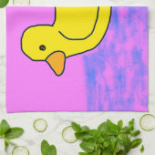 Niedlicher Gummi Ducky Kitchen Handtücher (Gefaltet)