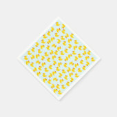 Niedlicher Gummi Ducky Paper Napkins Serviette (Ecke)