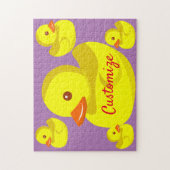 Niedlicher Gummi Ente Thunder_Cove Puzzle (Vertikal)