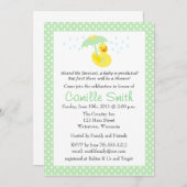 Niedlicher Gummigeschirrspüler Einladung (Vorne/Hinten)