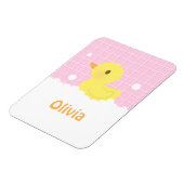 Niedlicher Gummihandschuh für Mädchen Magnet (Linke Seite)