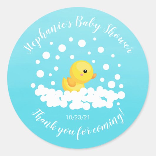 Niedlicher Gummikrug Duck Baby Duck Gevor Sticker (Vorderseite)