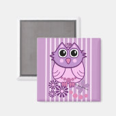 Niedlicher Gürtelmagnet mit Baby Owl Magnet (Vorderseite/Rückseite)