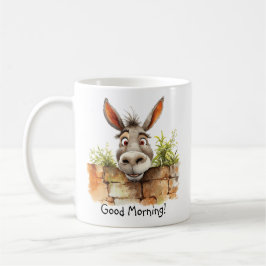 Niedlicher guter Morgen Donkey-Tasse Kaffeetasse