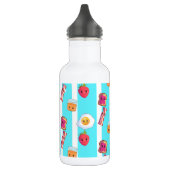 Niedlicher guter Morgen köstliches Frühstück Edelstahlflasche (Links)