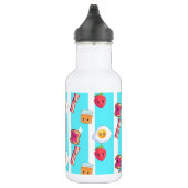 Niedlicher guter Morgen köstliches Frühstück Edelstahlflasche (Rechts)