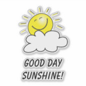 Niedlicher guter Tag Aufkleber (Vorderseite)