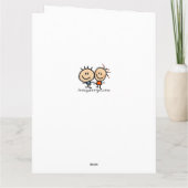 Niedlicher Haarschnitt, Illustration Whimsical Art Karte (Rückseite)