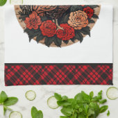 Niedlicher Hahn Liebhaber der Landküche Geschirrtuch (Gefaltet)