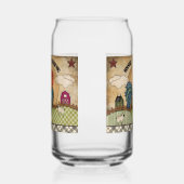 Niedlicher Hahnenaufstieg glänzend Bauernhof Dosenglas (Rechts)