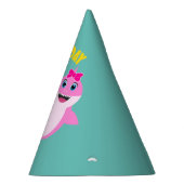 Niedlicher Hai 1. Geburtstag Partyhütchen (Rechts)