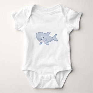 Niedlicher Hai Baby Strampler