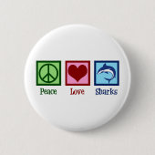 Niedlicher Hai Button (Vorderseite)