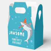 Niedlicher Hai im Kindergeburtstag des Ozeans Part Geschenkschachtel (Geöffnet)