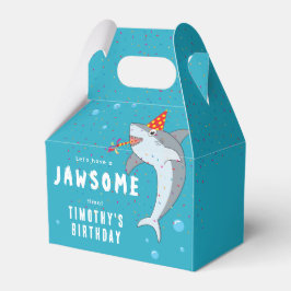 Niedlicher Hai im Kindergeburtstag des Ozeans Part Geschenkschachtel