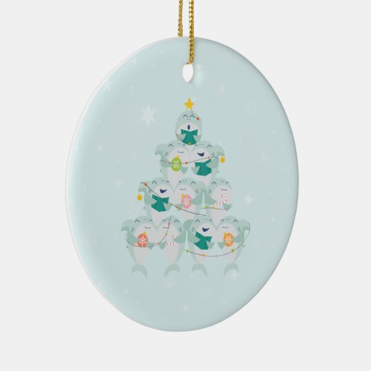 Niedlicher Hai Keramik Ornament (Rechts)