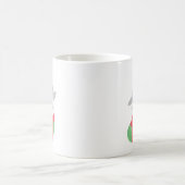 Niedlicher Hai Weihnachten Strumpf Tasse (Mittel)