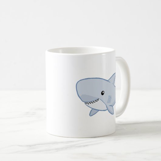 Niedlicher Haifisch Kaffeetasse (VorderseiteRechts)