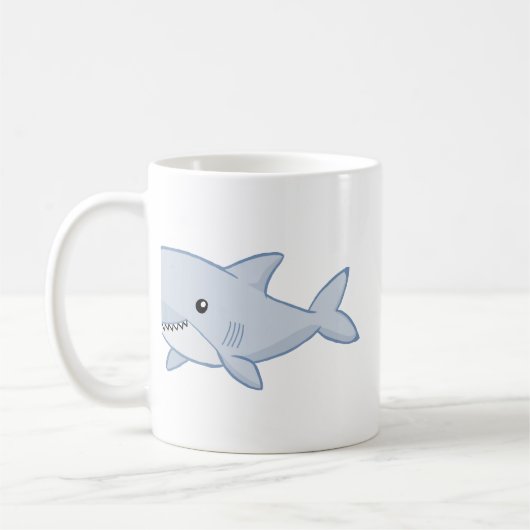 Niedlicher Haifisch Kaffeetasse (Links)
