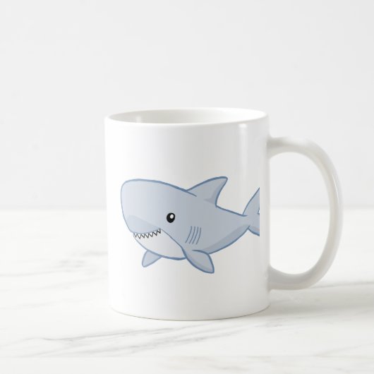 Niedlicher Haifisch Kaffeetasse (Rechts)
