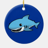 Niedlicher Haifisch Keramikornament (Hinten)