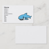 Niedlicher Haifisch Visitenkarte (Vorne/Hinten)