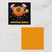 Niedlicher Halbwunder Cartoon-Monster-Klassenfreun Mitteilungskarte (Vorne/Hinten)