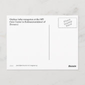 Niedlicher Hallo aus Indonesien Postkarte (Rückseite)