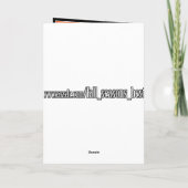 Niedlicher Halloween Cartoon Cat Skeleton Karte (Rückseite)