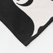 Niedlicher Halloween Cartoon Ghost Fleecedecke (Ecke)
