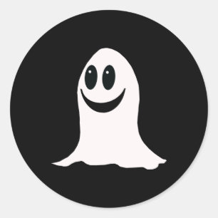 Niedlicher Halloween-Cartoon Runder Aufkleber
