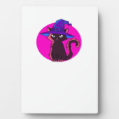 Niedlicher Halloween Cat Oversifizierter T - Shirt Fotoplatte (Vorderseite)