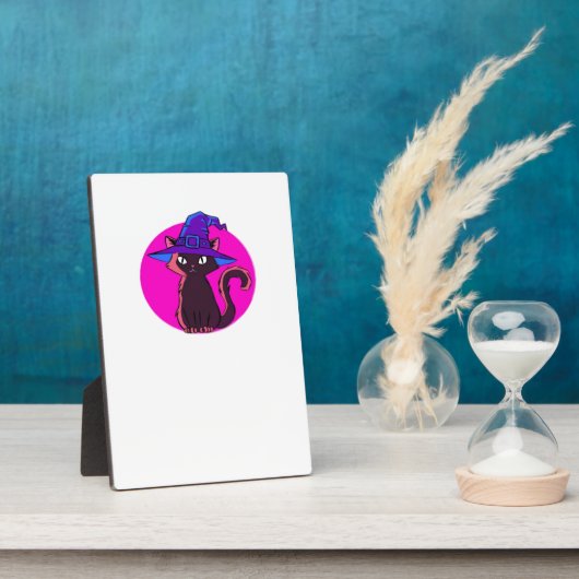 Niedlicher Halloween Cat Oversifizierter T - Shirt Fotoplatte (Seite)