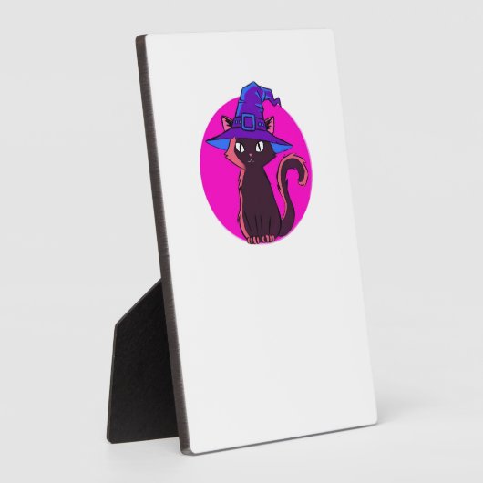 Niedlicher Halloween Cat Oversifizierter T - Shirt Fotoplatte (Seite)