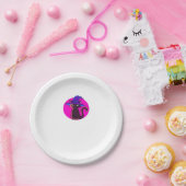 Niedlicher Halloween Cat Oversifizierter T - Shirt Pappteller (Party)