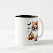 Niedlicher Halloween-Coffee/Tee/Macha Zweifarbige Tasse (VorderseiteRechts)