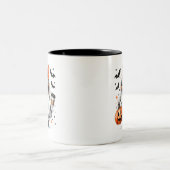 Niedlicher Halloween-Coffee/Tee/Macha Zweifarbige Tasse (Mittel)