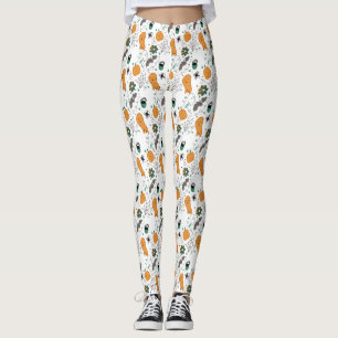 Niedlicher Halloween Doodle Pumpkin Spider Ghost Leggings