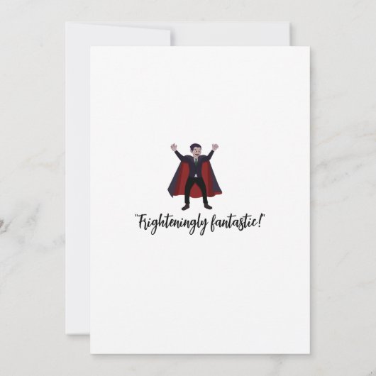 Niedlicher Halloween-Event-Trunk oder Leckerei für Einladung (Rückseite)