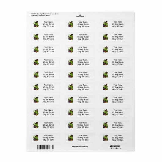 Niedlicher Halloween Frosch (Vorne)