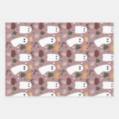 Niedlicher Halloween-Geist Geschenkpapier Set (Vorderseite 2)