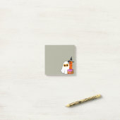 Niedlicher Halloween-Geist - Sonnenbrille, Pumpkin Post-it Klebezettel (Auf Schreibtisch)