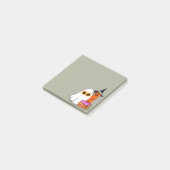 Niedlicher Halloween-Geist - Sonnenbrille, Pumpkin Post-it Klebezettel (angewinkelt)