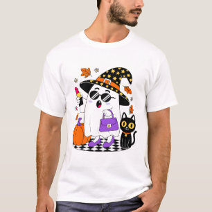 Niedlicher Halloween-Geist-T - Shirt