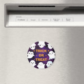 Niedlicher Halloween-Geistertrick oder -Treat Magnet (In Situ (Geschirrspüler))