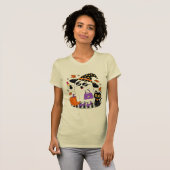 Niedlicher Halloween-Ghost-FrauenT - Shirt (Vorne ganz)
