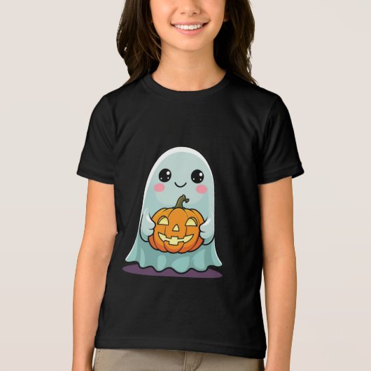 Niedlicher Halloween Ghost Kids T - Shirt Adorable (Vorderseite)