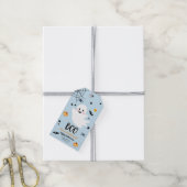 Niedlicher Halloween Ghost Spooktacular Geschenkanhänger (Mit Garn)