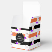 Niedlicher Halloween Ghost Stripes Trick oder Trea Geschenkschachtel (Geöffnet)